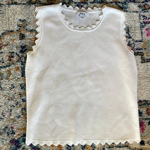Vintage White Vest